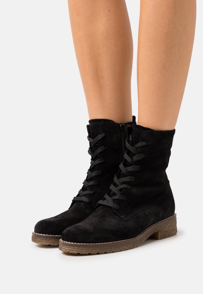 Bottines à Lacets Noir Gabor | Exclusif